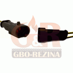 Роз'єм для електромагнітної котушки форсунок (двоконтактний) (папка) (B114.00)