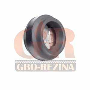 Антихлопковый клапан D70 в гофру (пласт.) Rybacki (400-501)